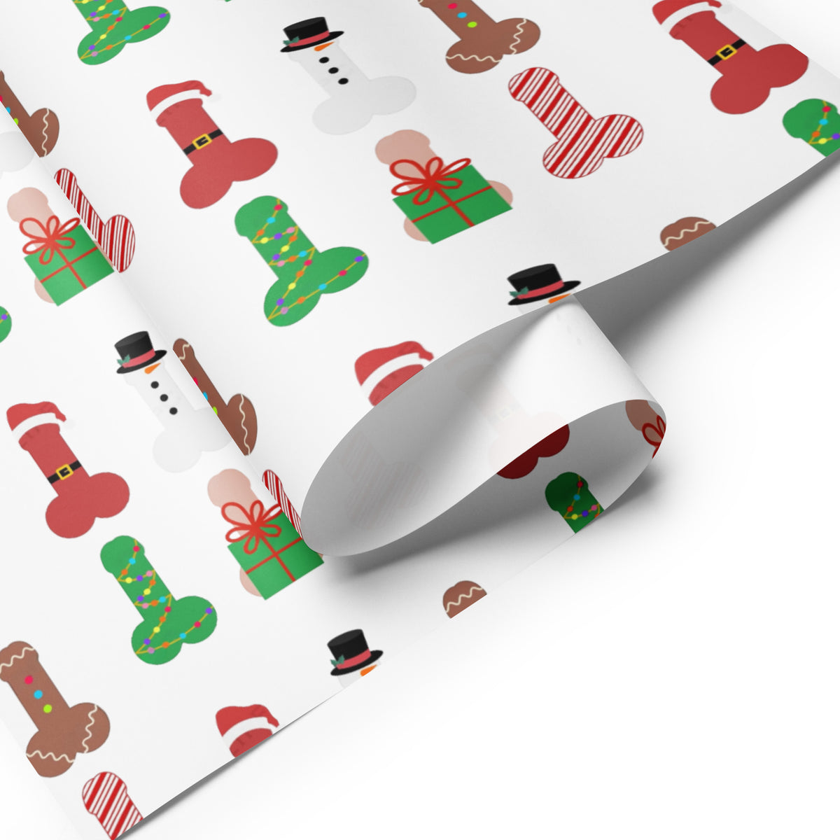 Spicy Christmas Wrapping Paper Sheets (3-Pack)