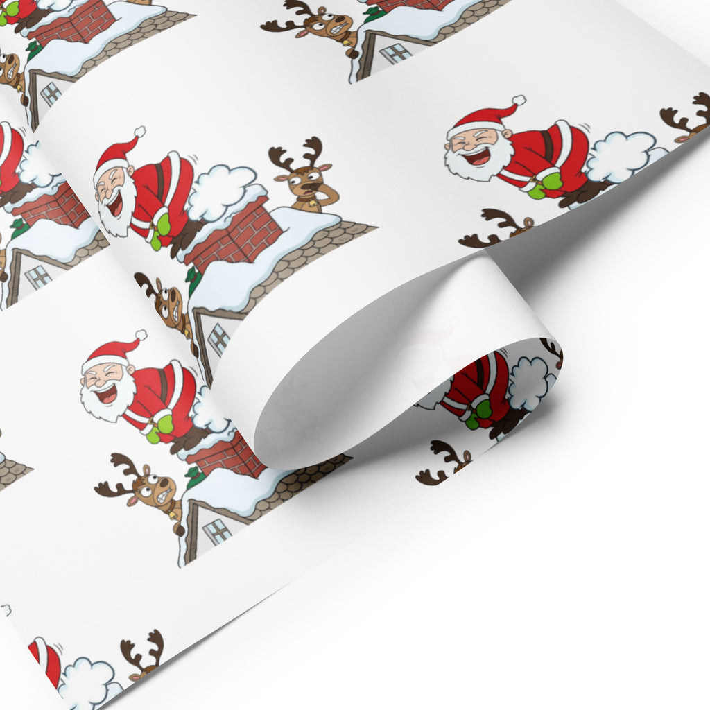 Spicy Christmas Wrapping Paper Sheets (3-Pack)