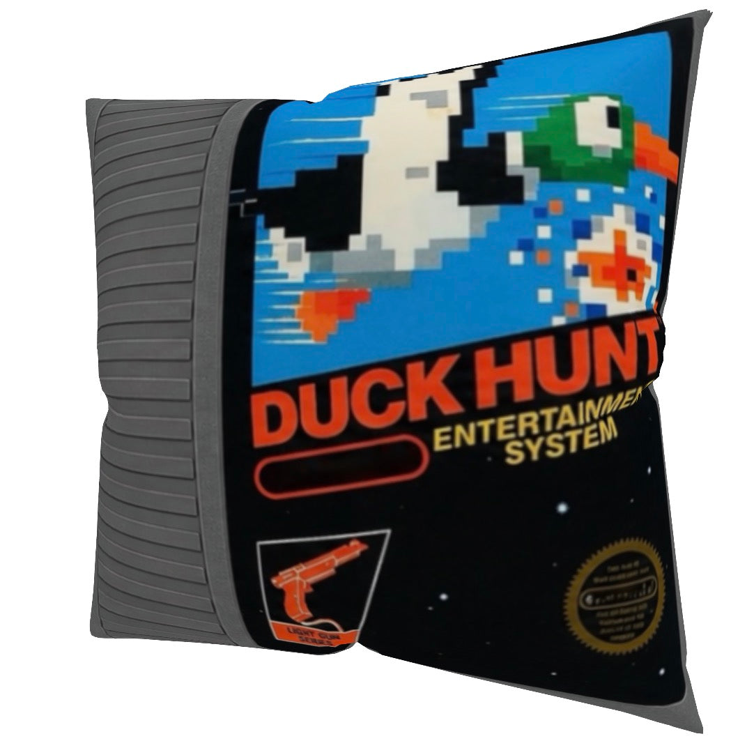 Level Up Your Space: Retro Video Game Cartridge & Controller Plush Throw Pillows
