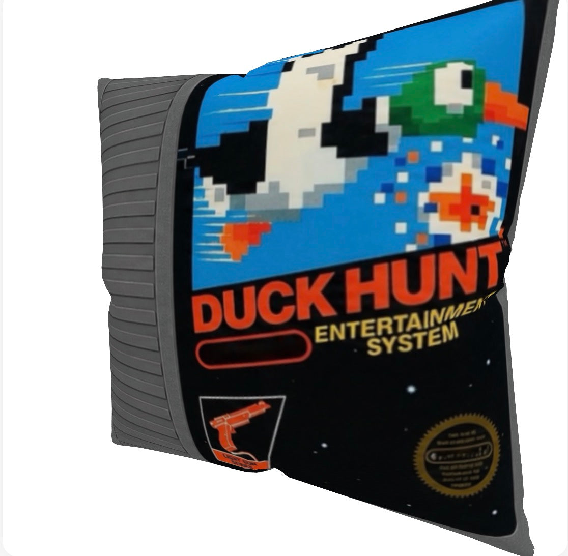 Level Up Your Space: Retro Video Game Cartridge & Controller Plush Throw Pillows