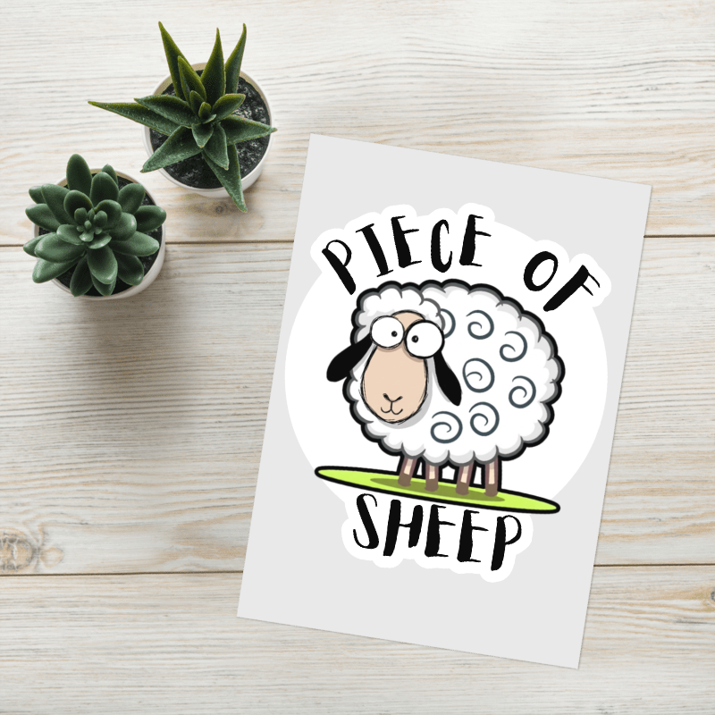 Funny Animal Puns Sticker Sheet - Sarcastic Aesthetic Decals 5.8" x 8.3" | Don’t Give A Fox | Duck Off